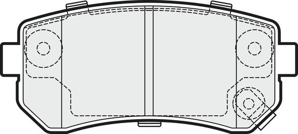 APEC PD3206 - Kit de plaquettes de frein, frein à disque cwaw.fr