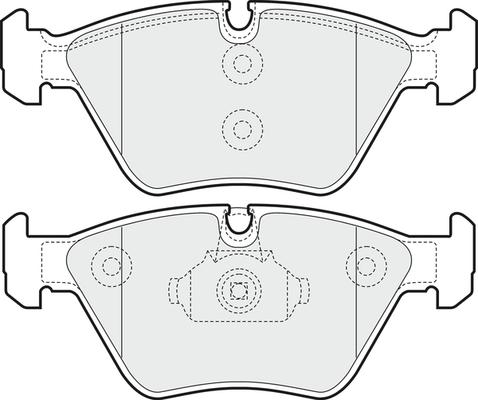 APEC PD3200 - Kit de plaquettes de frein, frein à disque cwaw.fr