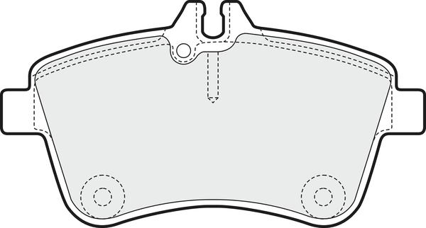 APEC PD3201 - Kit de plaquettes de frein, frein à disque cwaw.fr