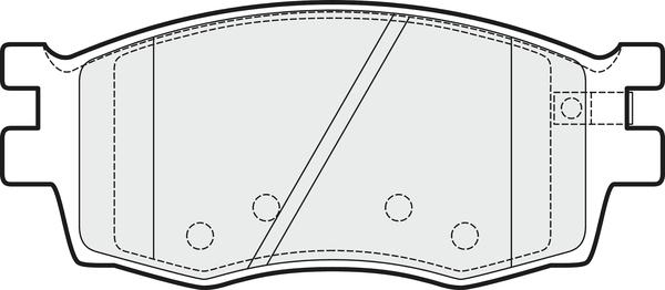 APEC PD3207 - Kit de plaquettes de frein, frein à disque cwaw.fr