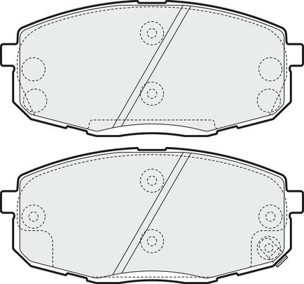 APEC PD3219 - Kit de plaquettes de frein, frein à disque cwaw.fr