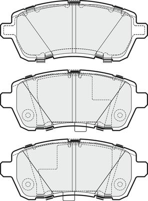 APEC PD3284 - Kit de plaquettes de frein, frein à disque cwaw.fr