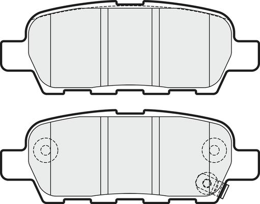 APEC PD3280 - Kit de plaquettes de frein, frein à disque cwaw.fr