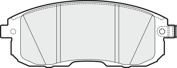 APEC PD3282 - Kit de plaquettes de frein, frein à disque cwaw.fr