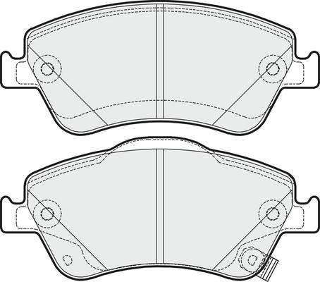 APEC PD3239 - Kit de plaquettes de frein, frein à disque cwaw.fr