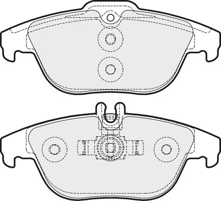 APEC PD3236 - Kit de plaquettes de frein, frein à disque cwaw.fr