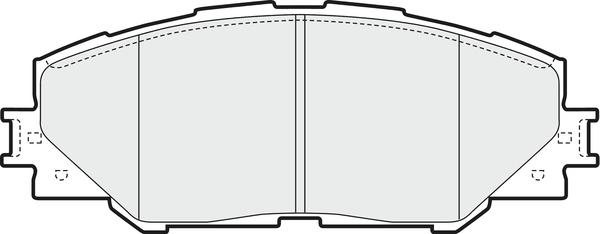 APEC PD3231 - Kit de plaquettes de frein, frein à disque cwaw.fr