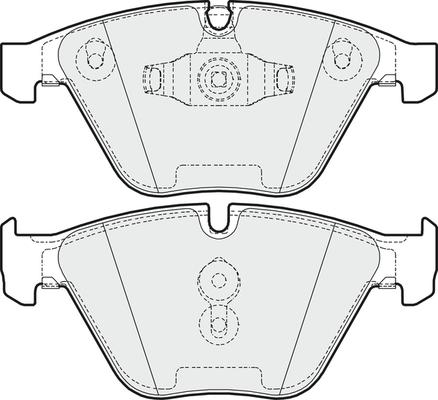 APEC PD3238 - Kit de plaquettes de frein, frein à disque cwaw.fr