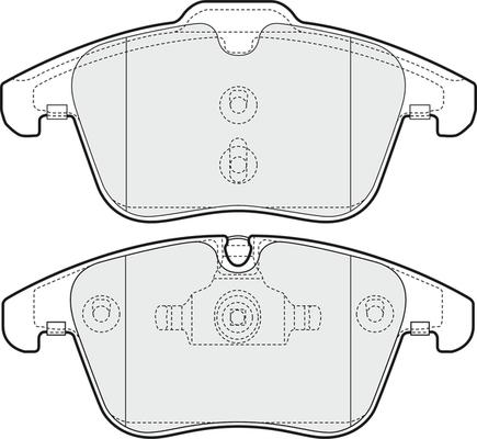 APEC PD3233 - Kit de plaquettes de frein, frein à disque cwaw.fr