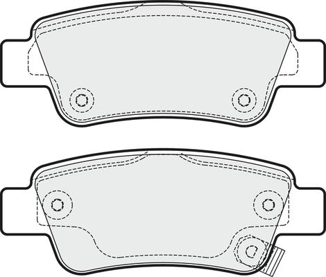 APEC PD3229 - Kit de plaquettes de frein, frein à disque cwaw.fr