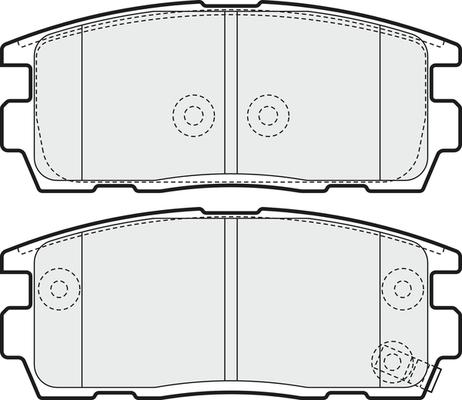 APEC PD3225 - Kit de plaquettes de frein, frein à disque cwaw.fr