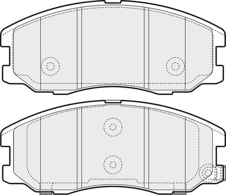 APEC PD3226 - Kit de plaquettes de frein, frein à disque cwaw.fr