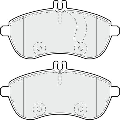 APEC PD3223 - Kit de plaquettes de frein, frein à disque cwaw.fr