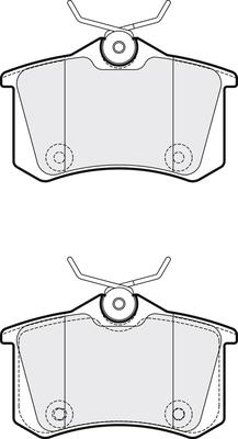 APEC PD3276 - Kit de plaquettes de frein, frein à disque cwaw.fr