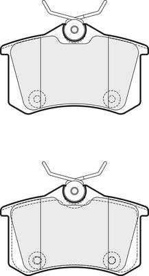 APEC PD3276 - Kit de plaquettes de frein, frein à disque cwaw.fr