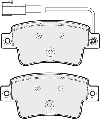 APEC PD3270 - Kit de plaquettes de frein, frein à disque cwaw.fr