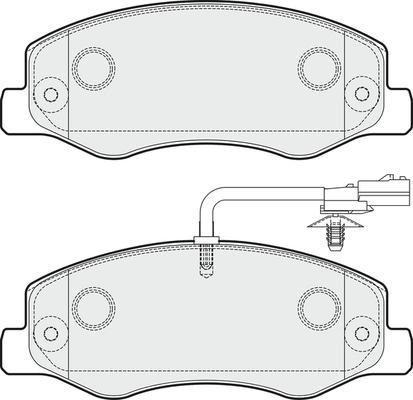 APEC PD3272 - Kit de plaquettes de frein, frein à disque cwaw.fr