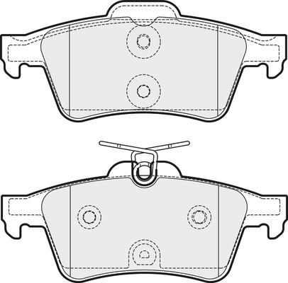 APEC PD3277 - Kit de plaquettes de frein, frein à disque cwaw.fr