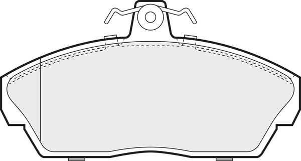 APEC PD3797 - Kit de plaquettes de frein, frein à disque cwaw.fr