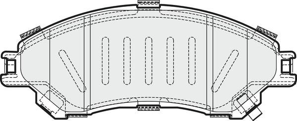 APEC PD3755 - Kit de plaquettes de frein, frein à disque cwaw.fr