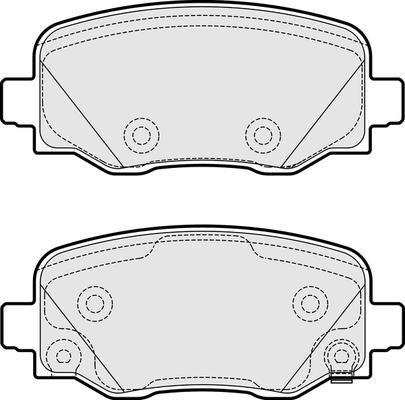 APEC PD3751 - Kit de plaquettes de frein, frein à disque cwaw.fr