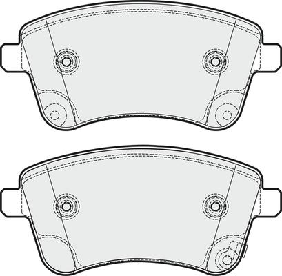 Girling 6135091 - Kit de plaquettes de frein, frein à disque cwaw.fr