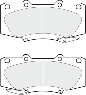 APEC PD3719 - Kit de plaquettes de frein, frein à disque cwaw.fr