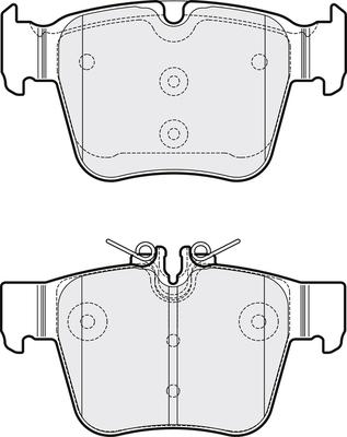 APEC PD3789 - Kit de plaquettes de frein, frein à disque cwaw.fr