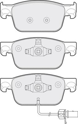 APEC PD3786 - Kit de plaquettes de frein, frein à disque cwaw.fr