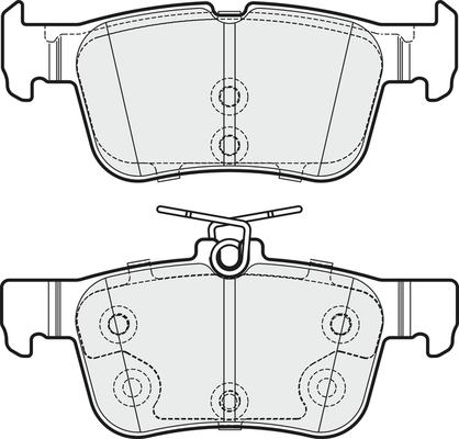 APEC PD3739 - Kit de plaquettes de frein, frein à disque cwaw.fr