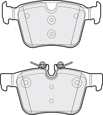 APEC PD3729 - Kit de plaquettes de frein, frein à disque cwaw.fr