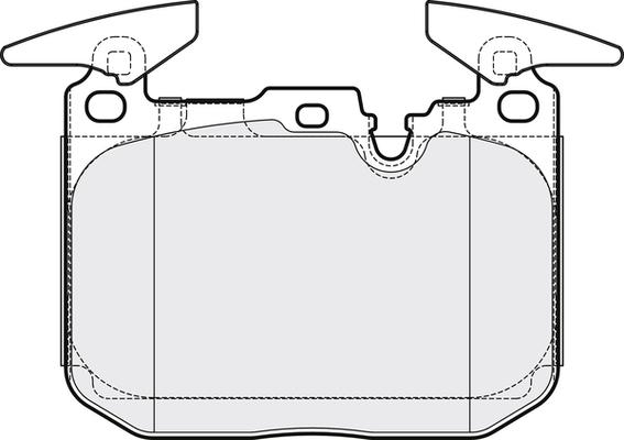 APEC PD3723 - Kit de plaquettes de frein, frein à disque cwaw.fr