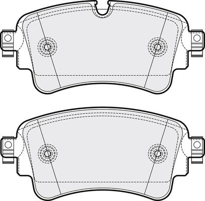 APEC PD3776 - Kit de plaquettes de frein, frein à disque cwaw.fr