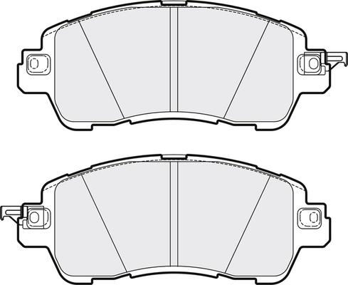 APEC PD3773 - Kit de plaquettes de frein, frein à disque cwaw.fr