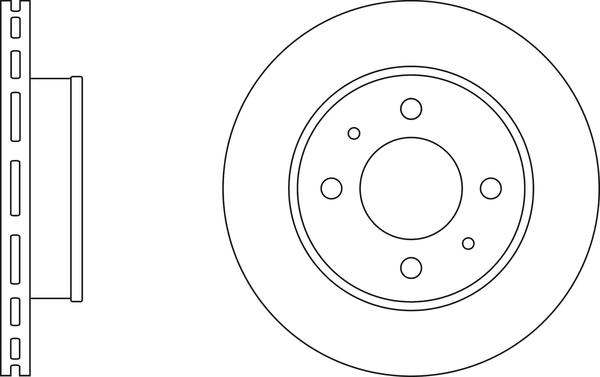 APEC SDK6446 - Disque de frein cwaw.fr