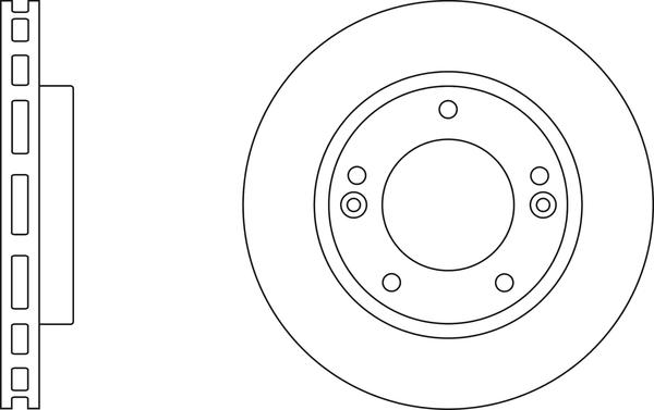 APEC SDK6464 - Disque de frein cwaw.fr