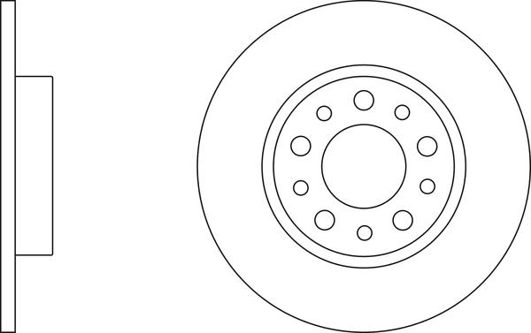 APEC SDK6466 - Disque de frein cwaw.fr