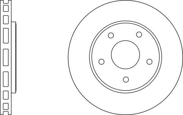 APEC SDK6598 - Disque de frein cwaw.fr