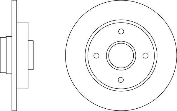 APEC SDK6555 - Disque de frein cwaw.fr