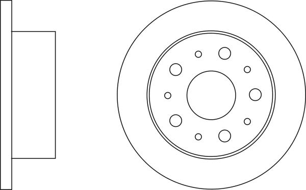 APEC SDK6566 - Disque de frein cwaw.fr