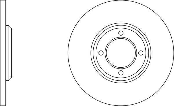 APEC SDK6574 - Disque de frein cwaw.fr