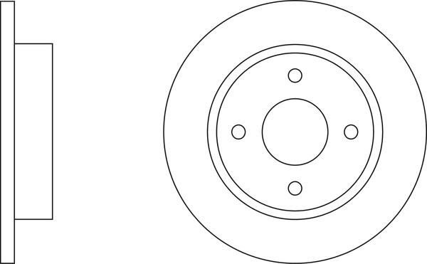 APEC SDK6043 - Disque de frein cwaw.fr