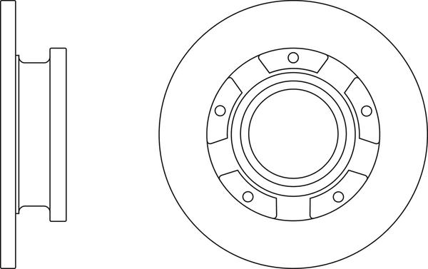 APEC SDK6054 - Disque de frein cwaw.fr