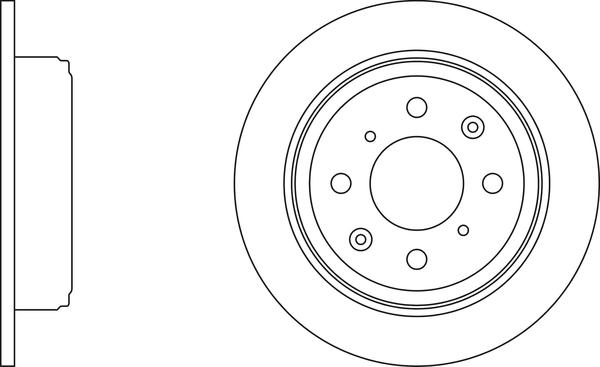 APEC SDK6053 - Disque de frein cwaw.fr