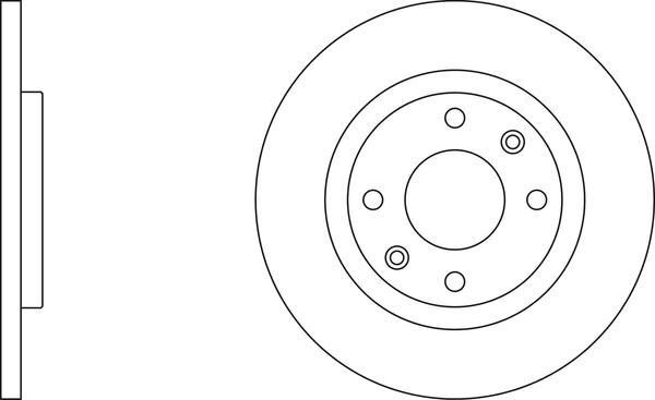 BOSCH 986478847 - Disque de frein cwaw.fr