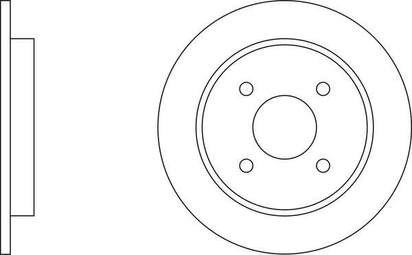 APEC SDK6086 - Disque de frein cwaw.fr