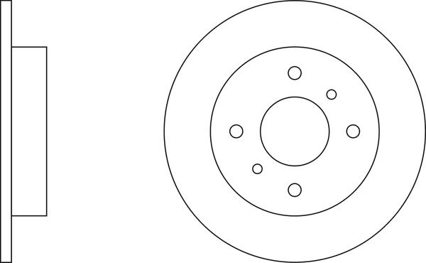 APEC SDK6071 - Disque de frein cwaw.fr