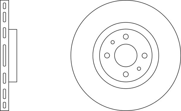 APEC SDK6195 - Disque de frein cwaw.fr