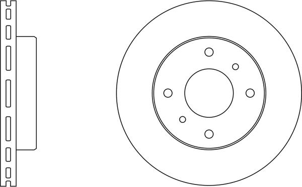 APEC SDK6156 - Disque de frein cwaw.fr