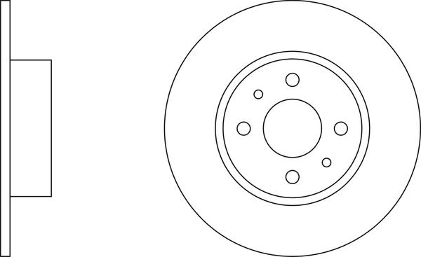 APEC SDK6165 - Disque de frein cwaw.fr